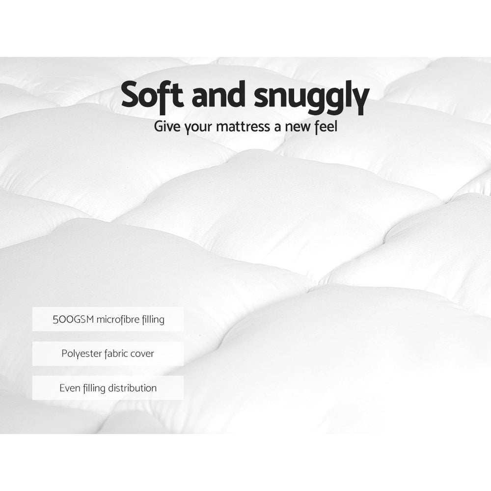 Giselle Bedding Mattress Topper Pillowtop - Queen - Image 3