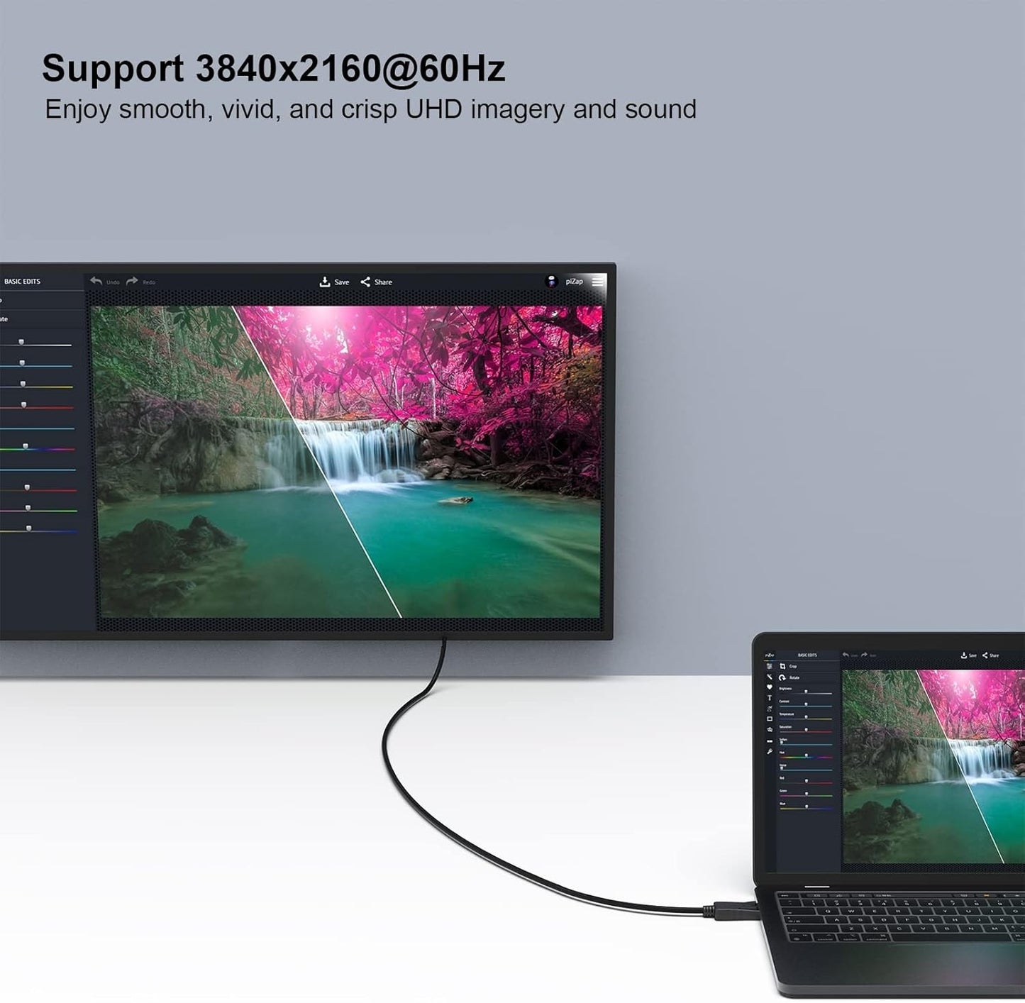 BENFEI DisplayPort to DisplayPort 8K @ 60Hz Cable 1.8m