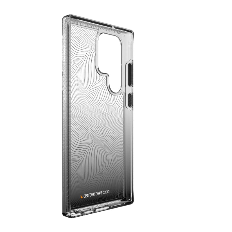 EFM Aspen Case Armour D3O Crystalex Samsung Galaxy S23 Ultra - Black Gradient