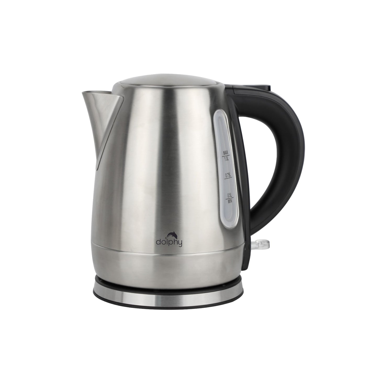1.0L Stainless Steel Electric Kettle Black - Oz Online Deals Appliances > Kitchen Appliances > Kettles (Image 1)