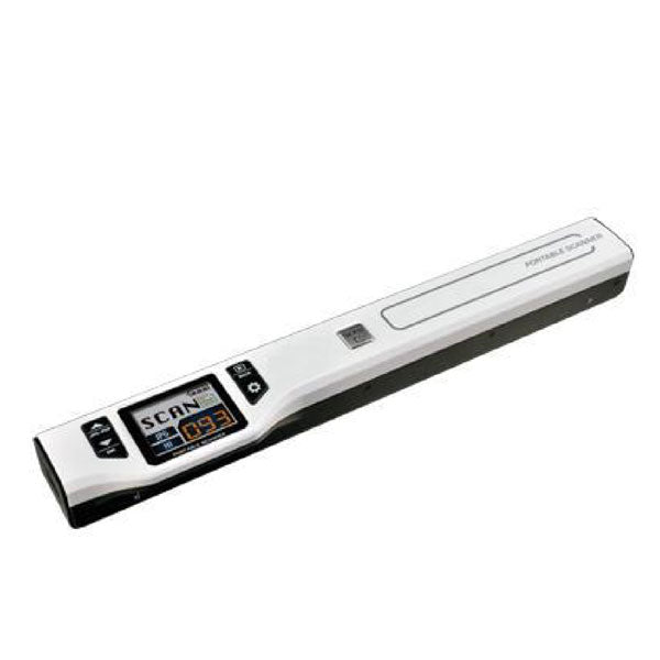 Handheld scanner on a white background