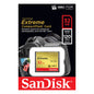 SanDisk Extreme CompactFlash card packaging with camera and card image