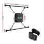 Everfit Doorway Punching Bag Adjustable Apartment Friendly with Boxing Gloves Black