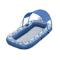 Bestway Inflatable Floating Float Lounger with Sunshade Canopy 1.98Mx1.12M Blue