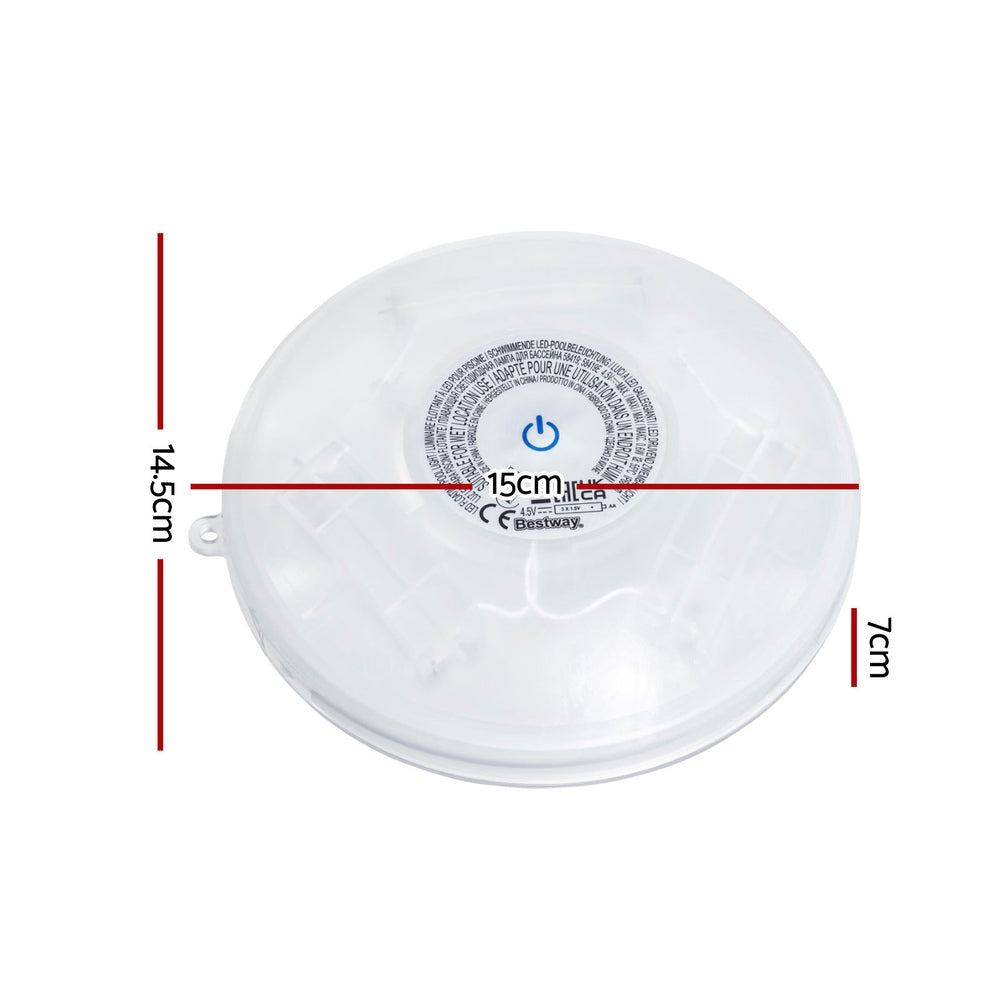 Bestway Pool Float Lamp LED Lights 7 Modes Multi Color Lamps For Pools - Image 2
