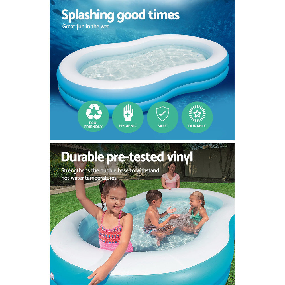 Bestway Kids Pool 262x157x46cm Inflatable Above Ground Swimming Pools 544L - Image 4