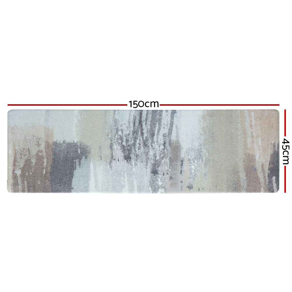 Artiss Kitchen Mat 45x150cm PVC Floor Rug Carpet Non-slip Lydia - Image 2