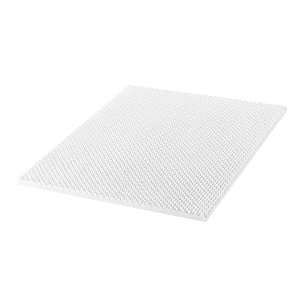 Giselle Bedding Memory Foam Mattress Topper Egg Crate 5cm King - Image 7