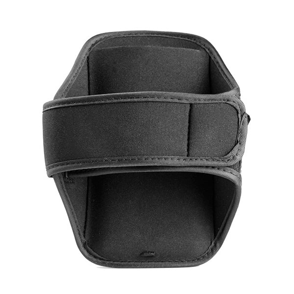 Black arm brace on a white background