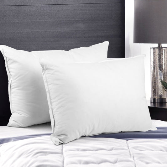 Giselle Bedding Goose Feather Down Pillow Twin Pack - Image 1