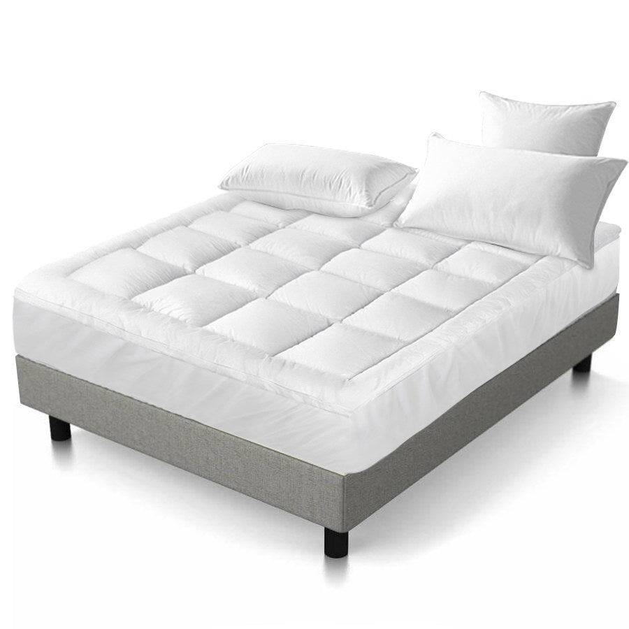 Giselle Bedding Mattress Topper Pillowtop Bamboo King - Image 8