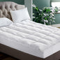 Giselle Queen Mattress Topper Pillowtop 1000GSM Microfibre Filling Protector - Image 1