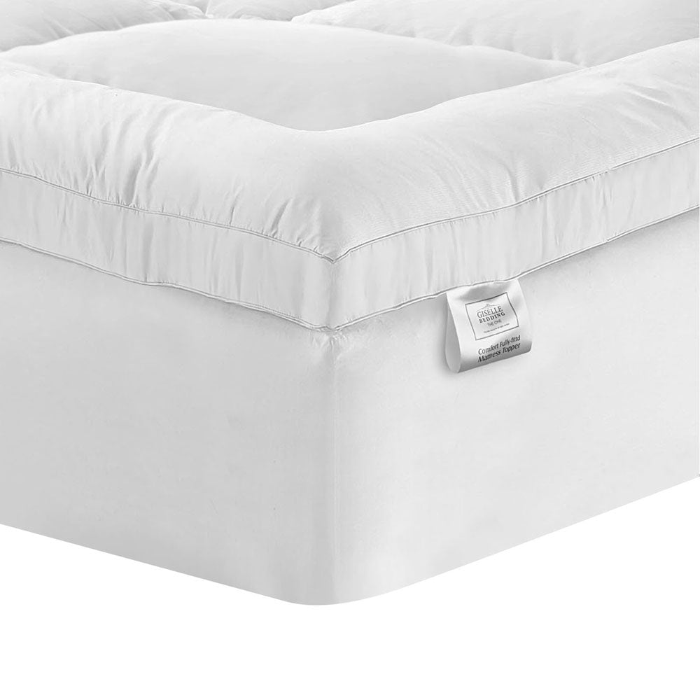 Giselle Bedding Mattress Topper Pillowtop Protector Pad Single - Image 7