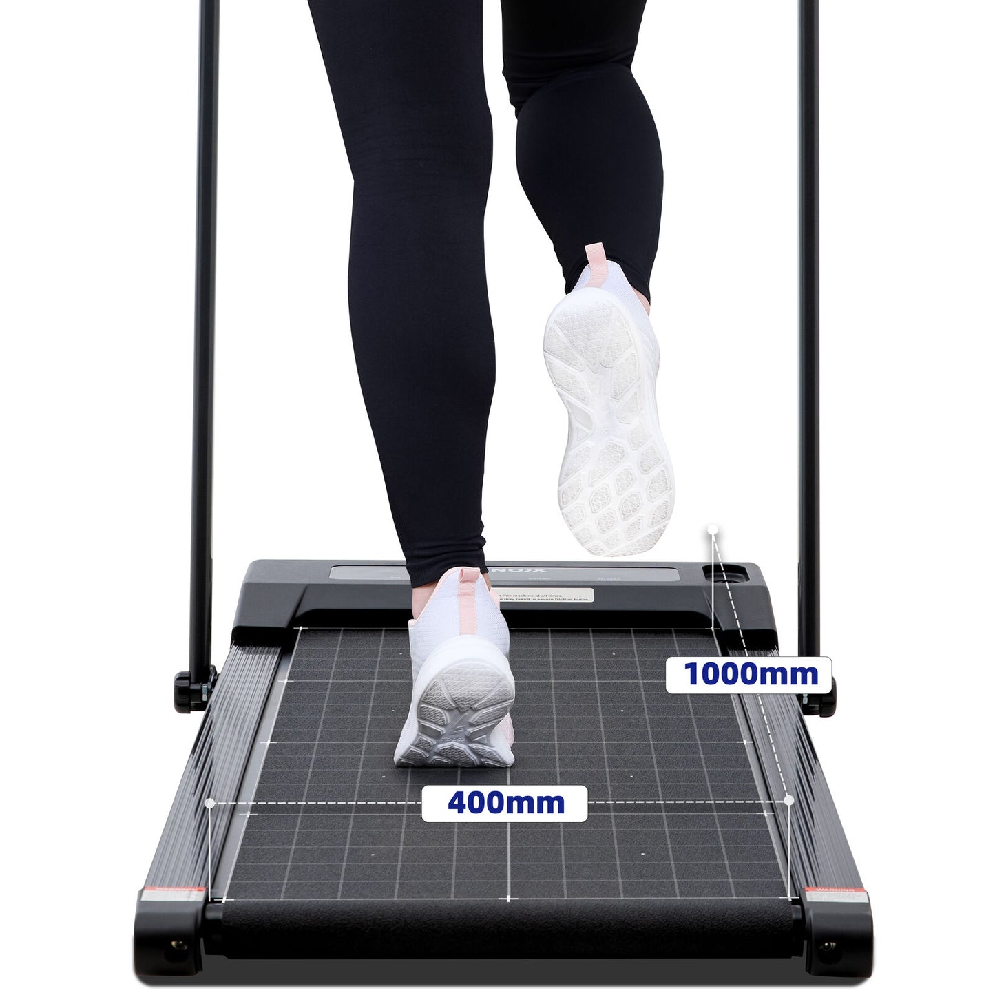 2HP Walking Pad Treadmill w/ Remote, Foldable Handrail, and Tablet Holder