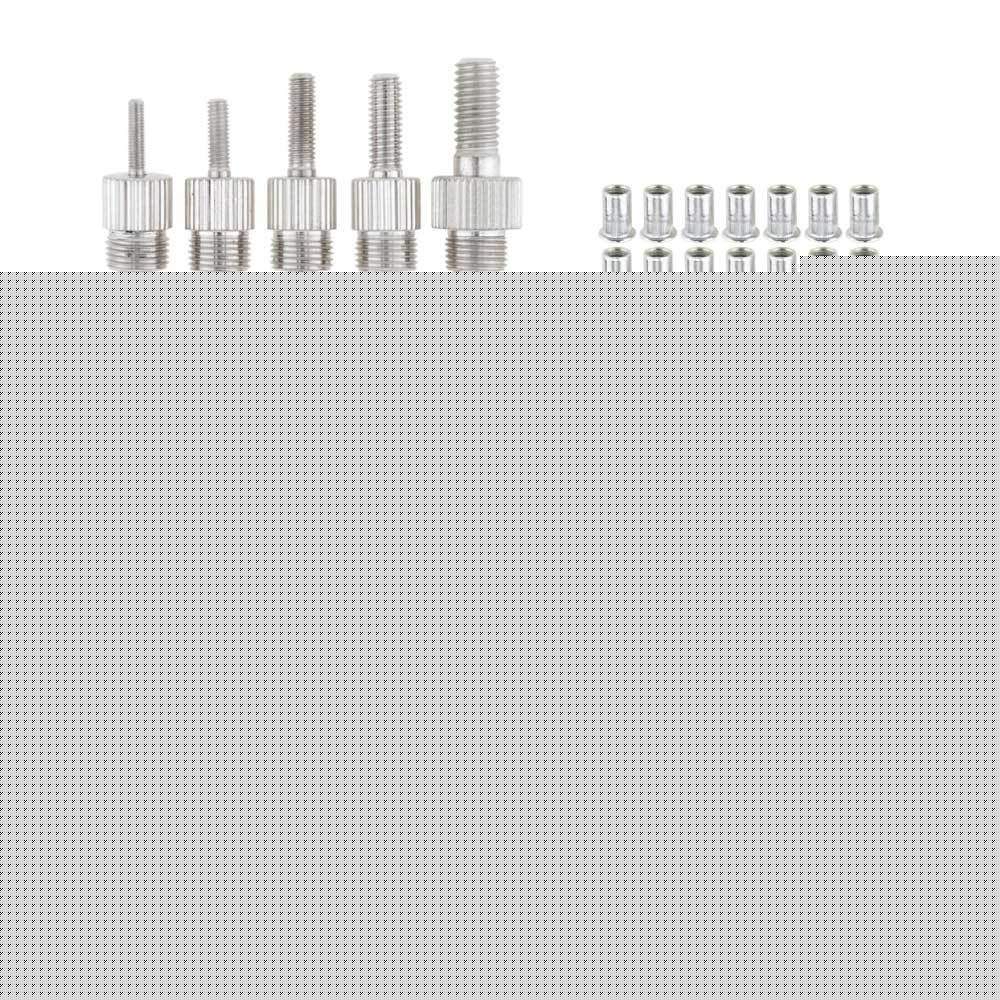 Rivet Kit 106 Pcs Threaded Nutsert Rivnut Nut Riveter Setter Rivets Box Tool Set