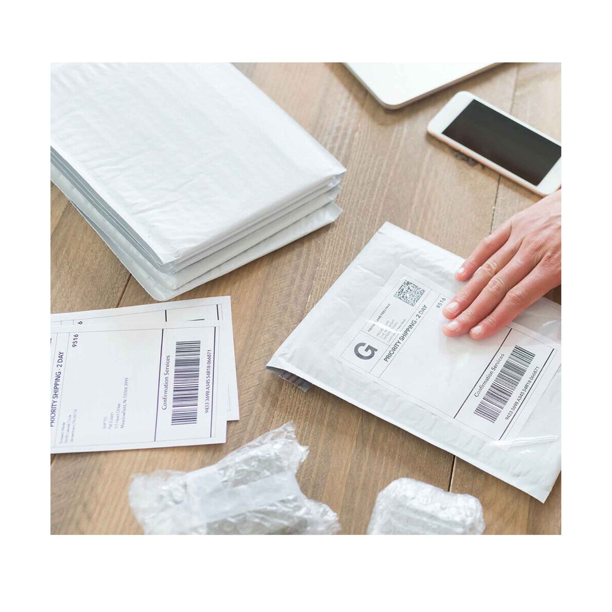 1 Roll x 400 Label Stickers 102x150mm - Direct Thermal White Shipping Labels - Oz Online Deals Home & Garden > Home Office Ac