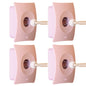 4X Door Stopper Wall Mount Door Stop Adhesive Catch Hole Advanced PINK