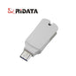 White USB device with micro USB connector on a white background, featuring the Ridata logo.