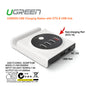 UGREEN USB charging station with OTG & USB hub on a white background
