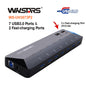 USB hub with 7 USB3.0 ports and 2 fast-charging ports, featuring Winstars branding.