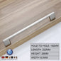 Brushed Nickel Kitchen Door Cabinet Drawer Handle Pulls 192MM - Image 1