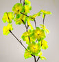 1 Set of 50cm H 20 LED Green Frangipani Tree Branch Stem Fairy Light Wedding Event Party Function Table Vase Centrepiece Trop