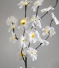 1 Set of 50cm H 20 LED White Frangipani Tree Branch Stem Fairy Light Wedding Event Party Function Table Vase Centrepiece Deco