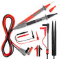 KAIWEETS Soft Silicone Electrician Test Leads Kit CAT III 1000V & CAT IV 600V with Alligator Clips and Needle Probe for Fluke/AstroAI/INNOVA Multimeter Electronic Clamp Meter 8PCS
