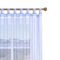 1 Piece Organza Tab Top Curtain 110 x 213 cm Blue - Oz Online Deals Home & Garden > Curtains > Curtains & Drapes (Image 1)