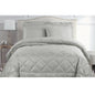 Hotel Living Eli Jacquard Comforter Set King Silver