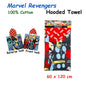 Caprice Marvel Revengers Cotton Hooded Licensed Towel 60 x 120 cm