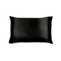 Invitation Satin Standard Pillowcase Nior Black
