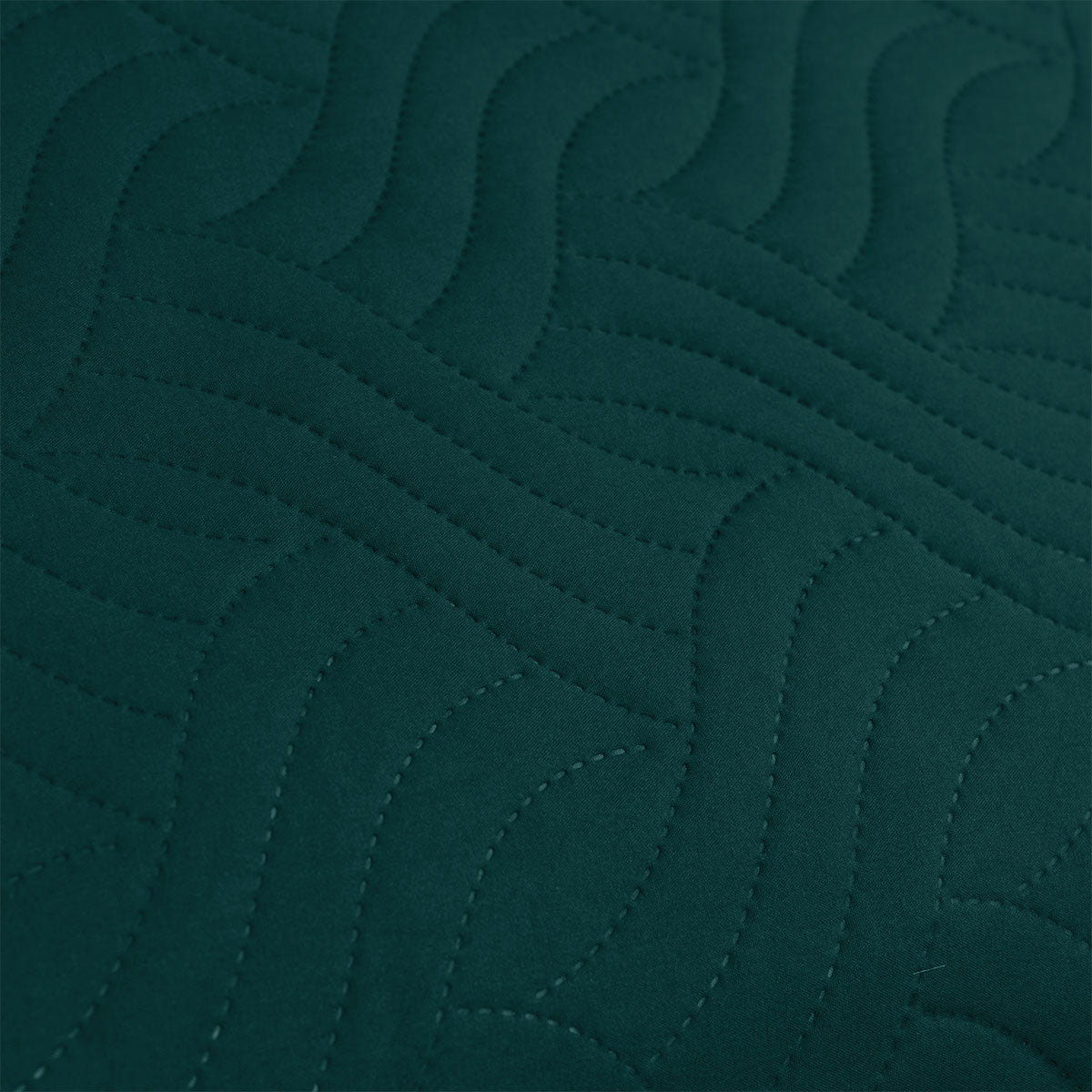 Ardor Asher Deep Teal Embossed Vintage Washed Quilt Cover Set King