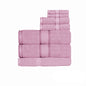 Kingtex 550gsm Cotton 7 Pce Bath Sheet Set Rose