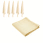 Rans Set of 6 Cotton Waffle Tea Towels 50x70 cm - Natural