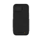 EFM Monaco E-leather Wallet Case Armour With D3O Plus Suits Iphone 15 (6.1") - Black/Space Grey