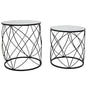 Phillip Mirror Top Side Table 53cm