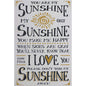Sunshine Wall Art 20x30cm