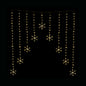 LED Snowflakes Curtain Lights avialable in 2 Colors - Cool White