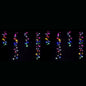 LED Dancing Cluster Icicles 9m Available in 2 Options - Multicolor (6 Colors)