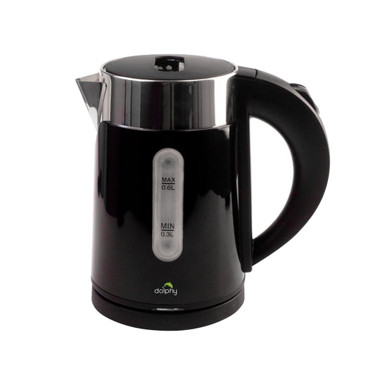 0.6L Stainless Steel Electric Kettle Black - Oz Online Deals Appliances > Kitchen Appliances > Kettles (Image 1)
