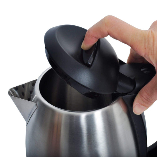 1.2L Stainless Steel Electric Kettle - Silver - Oz Online Deals Appliances > Kitchen Appliances > Kettles (Image 1)