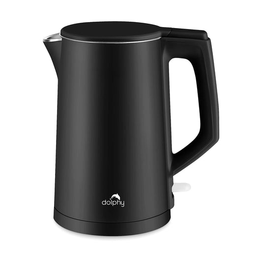 1.0L Black Stainless Steel Kettle - Oz Online Deals Appliances > Kitchen Appliances > Kettles (Image 1)