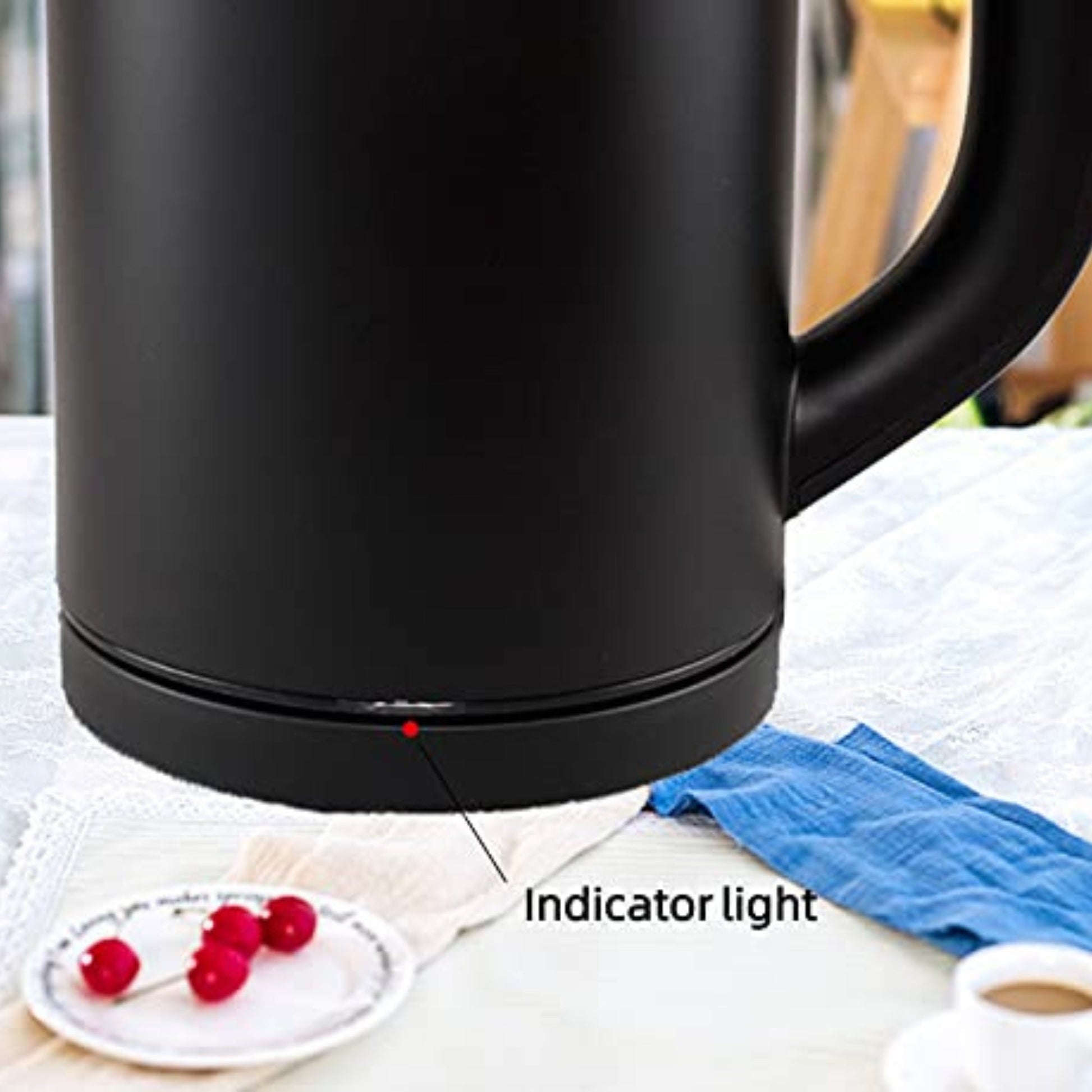 0.8L Stainless Steel Electric Kettle Black - Oz Online Deals Appliances > Kitchen Appliances > Kettles (Image 5)