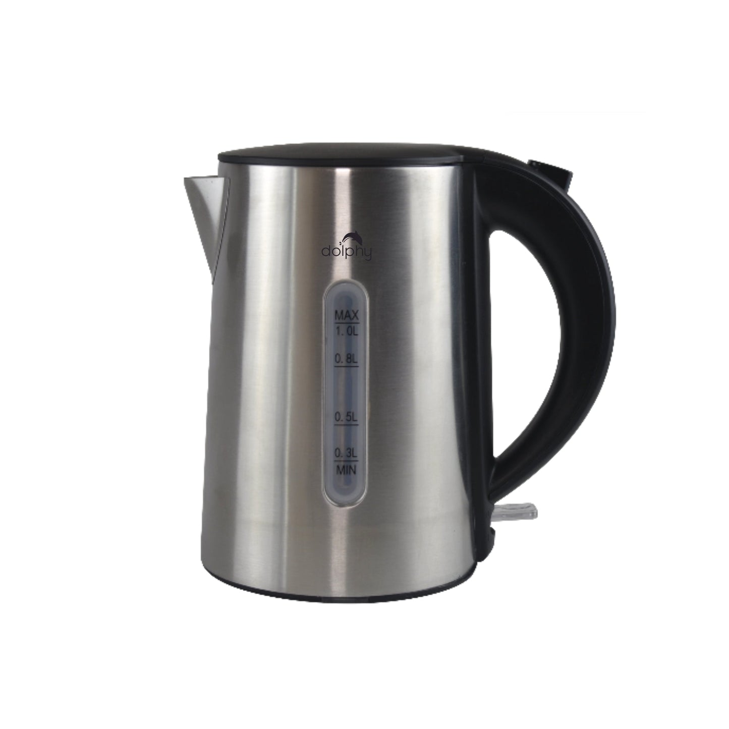 1.0L Brushed Silver Stainless Steel Kettle - Oz Online Deals Appliances > Kitchen Appliances > Kettles (Image 1)