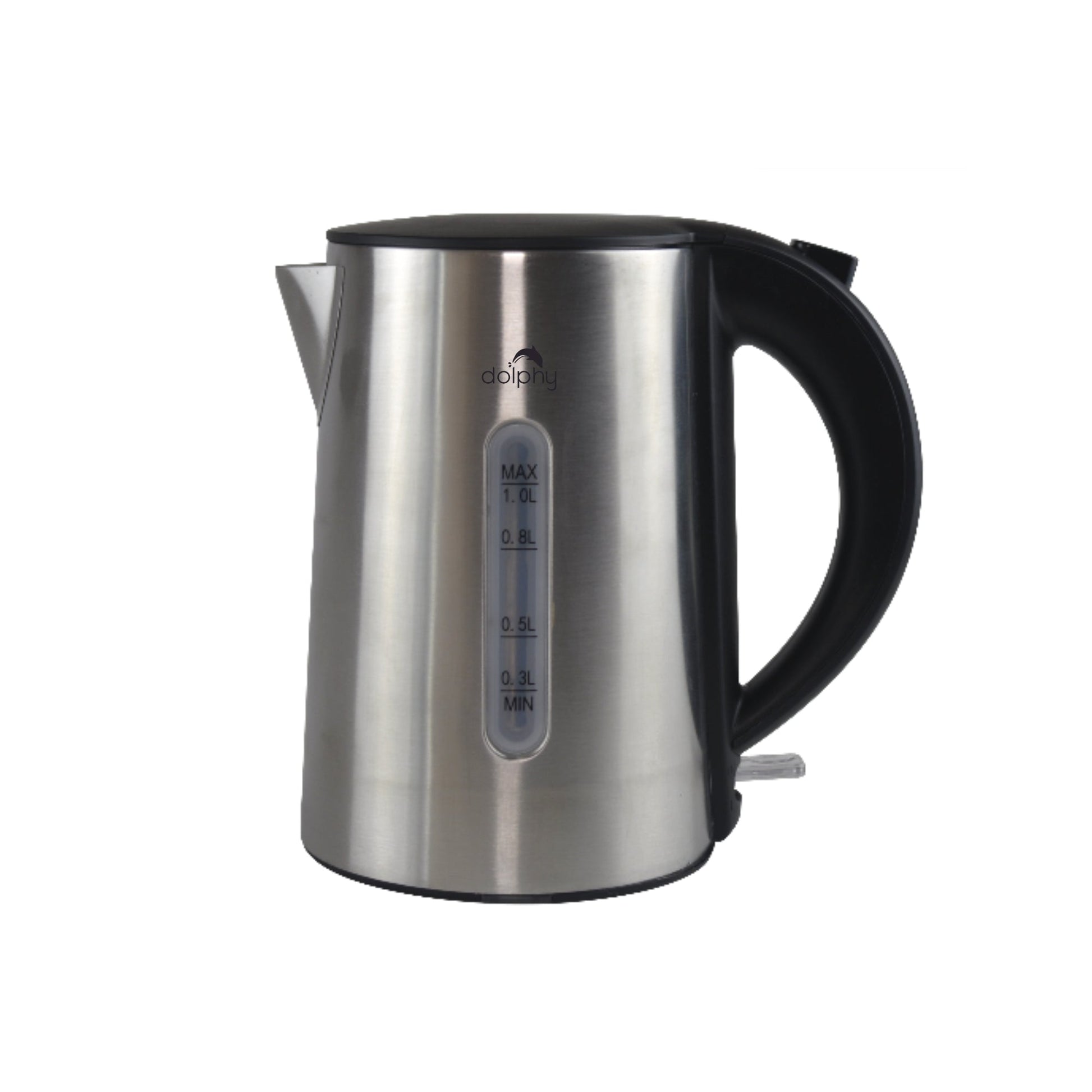 1.0L Brushed Silver Stainless Steel Kettle - Oz Online Deals Appliances > Kitchen Appliances > Kettles (Image 1)