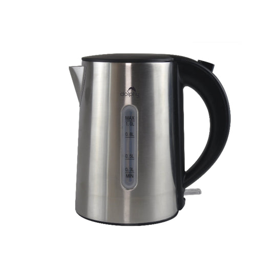 1.0L Brushed Silver Stainless Steel Kettle - Oz Online Deals Appliances > Kitchen Appliances > Kettles (Image 1)