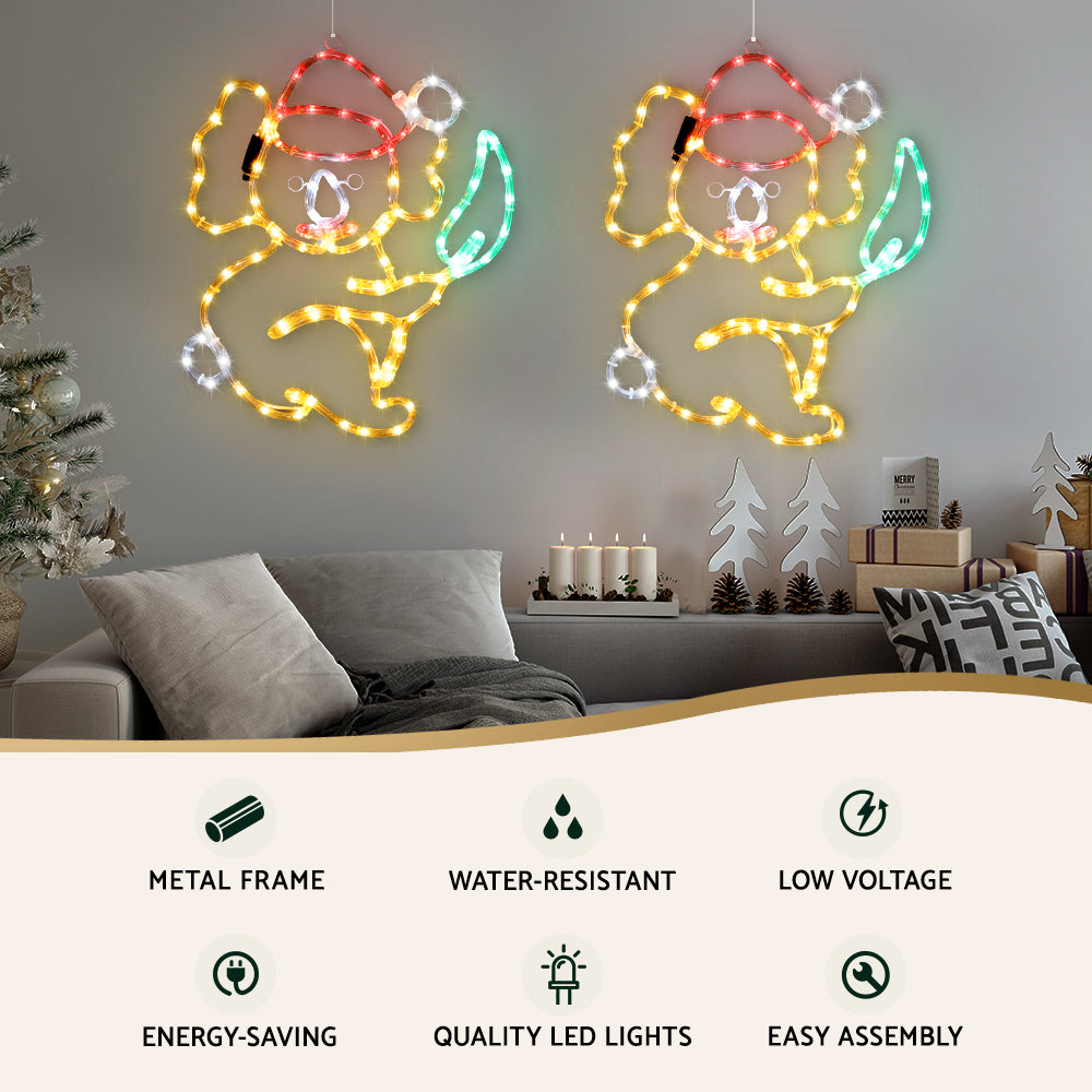 0.48M Christmas Lights Motif 216 LED Rope Light Outdoor Decoration Jingle Jollys - Oz Online Deals Occasions > Christmas > Ou