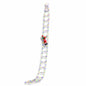 Jingle Jollys 3.5M Christmas Lights 300 LED Ladder Light with Santa Claus Decor - Image 1