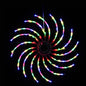 0.5M Christmas Lights 128 LED Spin Motif Light Decorations Jingle Jollys - Oz Online Deals Occasions > Christmas > Outdoor De